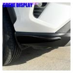 Craedli 2PCS Car Bumper Guard, Anti-Collision Rubber Automotive Front/Rear Bumper Protector Trim, Universal Anti-Scratch Vehicle Exterior Sticker Strips Accessories for SUV Pickup Truck (Black)