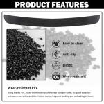 Car Rear Bumper Protector Guard,40.94x3.54 Bumper Protector for Cars with Raised Texture for Avoiding Trunk Bumpers Scratches,Soft Car Accessories Rear Bumpers Guard (40.94x3.54)