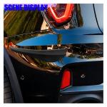 Craedli 2PCS Car Bumper Guard, Anti-Collision Rubber Automotive Front/Rear Bumper Protector Trim, Universal Anti-Scratch Vehicle Exterior Sticker Strips Accessories for SUV Pickup Truck (Black)