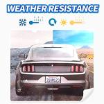 Aujen Silicone License Plate Frames 2 PCS for US Standard Car, Rattle-Proof and Easy Installation License Plate Holder (Black)