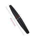 WeFoonLo Pack of 2, Universal Rubber Anticollision Car Corner Bumper Guard Protector Anti-Scratch Strips Sticker (Black)