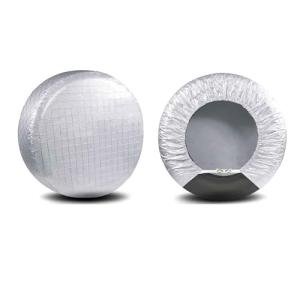 Amfor Tire Covers Set of 2, Waterproof Anti-UV Sun Snow Rain Tire Covers for Trailers, RV, Camper, SUV, Truck, Fit 24-26 inches Tire Diameter