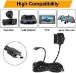 OBD2 OBD Power Cable for Dash Camera, MarsPro OBD to Mini USB OBDII Adapter Hardwire Charger Cable 24 Hours Surveillance and Acc Two Mode
