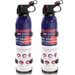 ABC Fire Extinguisher for Home & Vehicle - Portable Dry Chemical Fire Extinguisher | Grease & Electrical Fire Extinguisher for Kitchen, Car, Easy for All Ages to Use (2-Pack, 1.32lb Each)