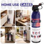 ABC Fire Extinguisher for Home & Vehicle - Portable Dry Chemical Fire Extinguisher | Grease & Electrical Fire Extinguisher for Kitchen, Car, Easy for All Ages to Use (2-Pack, 1.32lb Each)