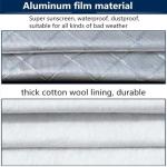 Amfor Tire Covers Set of 2, Waterproof Anti-UV Sun Snow Rain Tire Covers for Trailers, RV, Camper, SUV, Truck, Fit 24-26 inches Tire Diameter