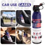 ABC Fire Extinguisher for Home & Vehicle - Portable Dry Chemical Fire Extinguisher | Grease & Electrical Fire Extinguisher for Kitchen, Car, Easy for All Ages to Use (2-Pack, 1.32lb Each)