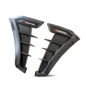 Yidcidu 2PCS Car Fender Side Vents - Carbon