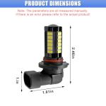 9006 LED Fog Light Bulbs - Super Bright 1500 Lumen