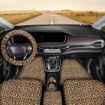 Leopard Print 21-Piece Car Seat Cover Set