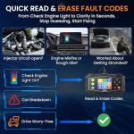 OBD2 Scanner Tool for Engine Diagnostics and Testing