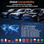 OBD2 Scanner Tool for Engine Diagnostics and Testing