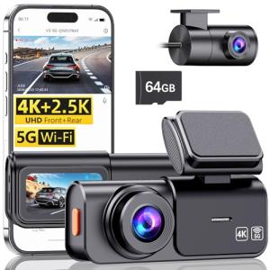 AXB Dual Dash Cam 4K Front and Rear