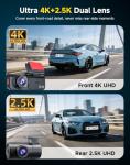 AXB Dual Dash Cam 4K Front and Rear