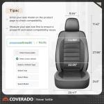 Luxury Leather Car Seat Covers Full Set