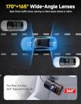 AXB Dual Dash Cam 4K Front and Rear
