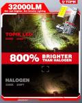 TOPIK 9005 LED Bulbs – 800% Brighter Upgrade