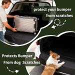 VkkArter 38"x25" Rear Bumper Guard and Trunk Mat