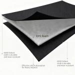 VkkArter 38"x25" Rear Bumper Guard and Trunk Mat