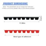 8PCS Universal Front Bumper Scratch Guard Kit