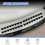 8PCS Universal Front Bumper Scratch Guard Kit