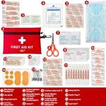 152 Piece TSA Approved First Aid Kit for Travel