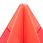 Amosfun Portable Reflective Road Safety Triangle Sign