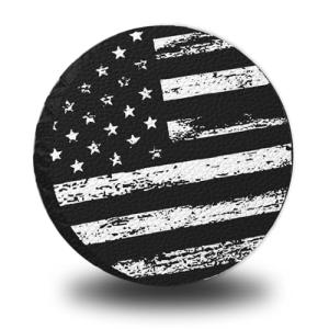 USA Flag Spare Tire Cover for Trailers and SUVs