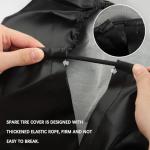 USA Flag Spare Tire Cover for Trailers and SUVs