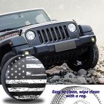 Vintage American Flag Spare Tire Cover for Jeeps