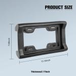 Zpana Rattle Proof License Plate Bumper Guard