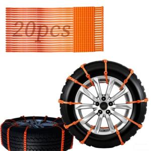 Universal Anti-Skid Tire Chains for Winter Traction