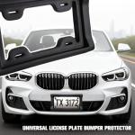 Zpana Rattle Proof License Plate Bumper Guard
