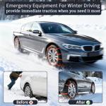 Universal Anti-Skid Tire Chains for Winter Traction