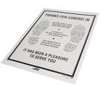 Disposable Auto Paper Floor Mats - Case of 500