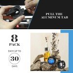 DRIVEJOY 8-Pack Car Air Freshener Vent Clips