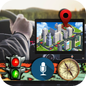 GPS Voice Navigation with Speed Alerts and Maps