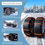 Universal Anti-Skid Tire Chains for Winter Traction