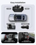 4K Dual Channel Dash Cam with GPS & Night Vision