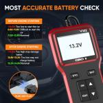 OBD2 Scanner with Battery Tester for All Vehicles