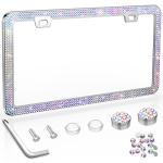 Bling License Plate Frame with Rhinestone Crystals