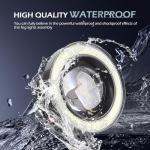 Zigeiya 2 PCS Bright LED Fog Lights for Cars