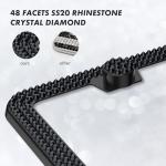 Bling License Plate Frame with Rhinestone Crystals