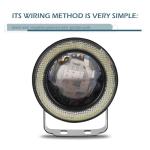 Zigeiya 2 PCS Bright LED Fog Lights for Cars