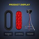 Nilight Red LED Trailer Tail Lights 4PCS