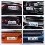 Bling License Plate Frame with Rhinestone Crystals