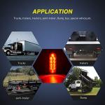 Nilight Red LED Trailer Tail Lights 4PCS