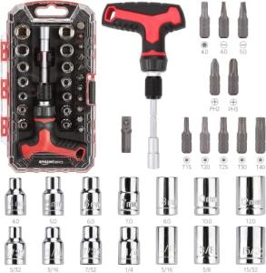 27-Piece Magnetic Ratchet Wrench and Screwdriver Set