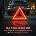 2-Pack Reflective Warning Triangles for Emergencies