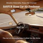 Sanfur Stone Car Air Freshener Clips - 4 Pack